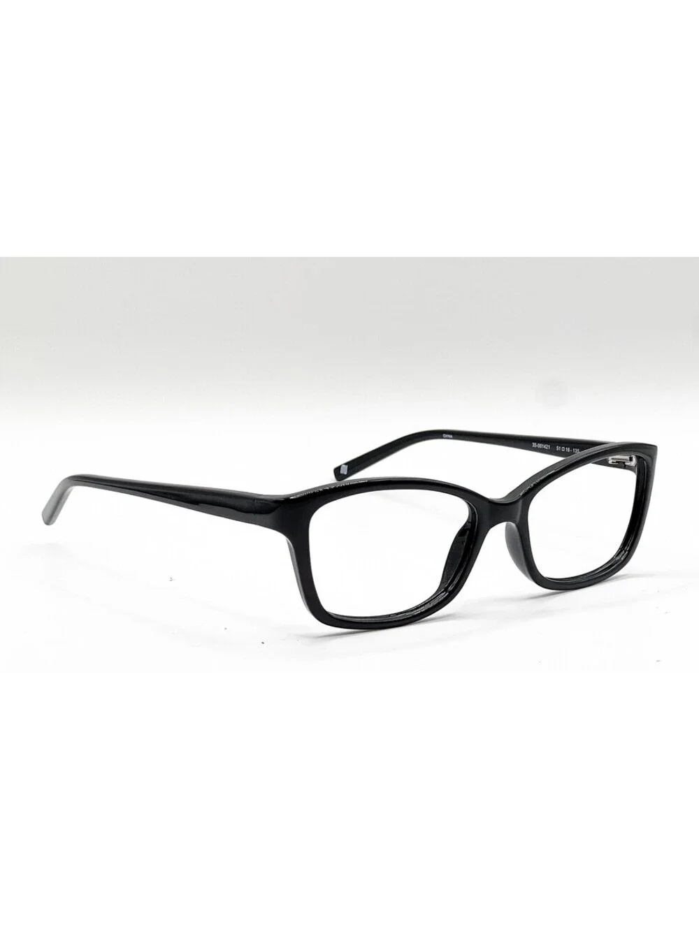 Muse 35-001421 Black Rectangle Authentic Eyeglass Frames 51-16-135